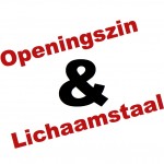 Tekst: lichaamstaal & openingszin