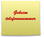 geheim-telefoonnummer