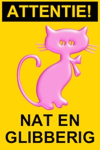 Attentie: nat en glibberige vagina