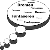 Denkballon: dromen en fantaseren (stop, start met verleiden en daten!)